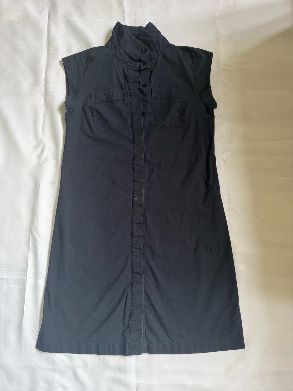 Michael Kors Black Sleeveless Shirt Dress